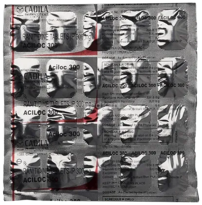 aciloc 300mg tablet 20's